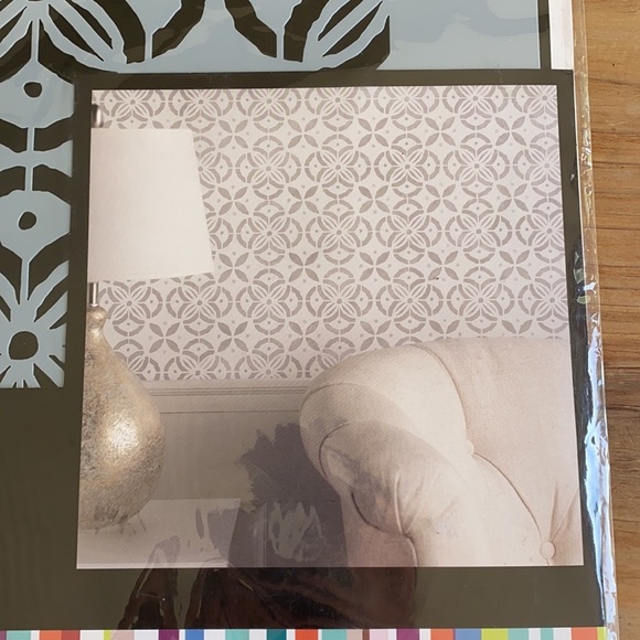 🆕 Laser Stencil “Batik Print” for DIY Projects 1pc 17.25” x 19.5” - Picture 3 of 11